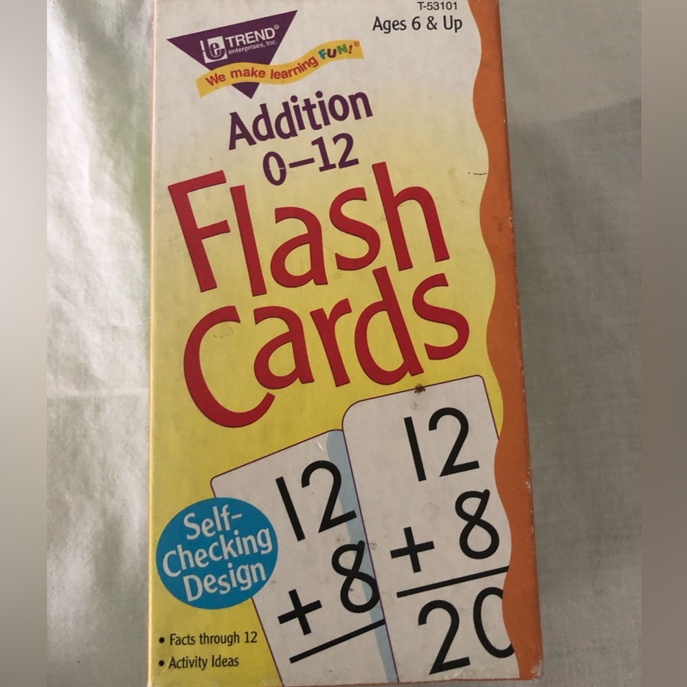 Trend Math Flashcards addition 0-12 - Picture 7 of 7